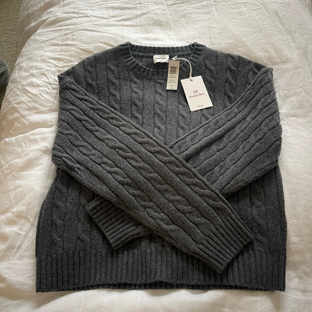 Aritzia Cable Knit Sweater (M)
